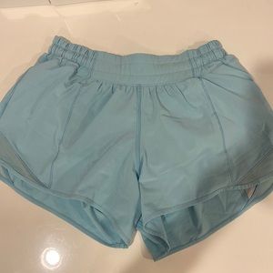 Blue Lululemon Hotty Hot Shorts